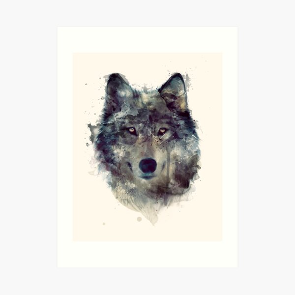 Wolf // Persevere Art Print