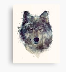 Wolf // Persevere Metal Print