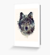 Wolf // Persevere Greeting Card