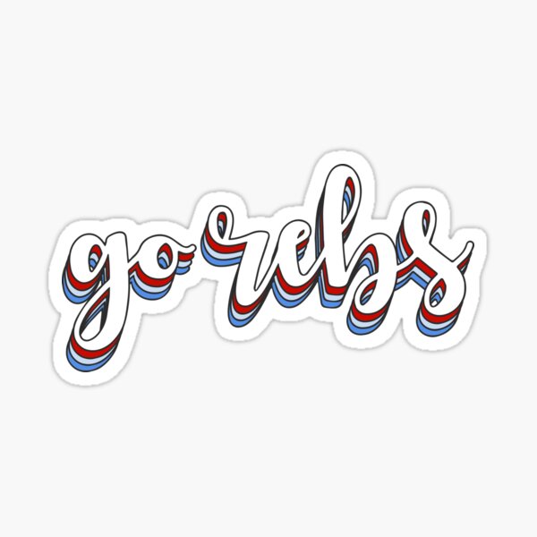 Go Rebs Sticker