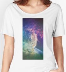 Astronaut dissolving through space Women's Relaxed Fit T-Shirt