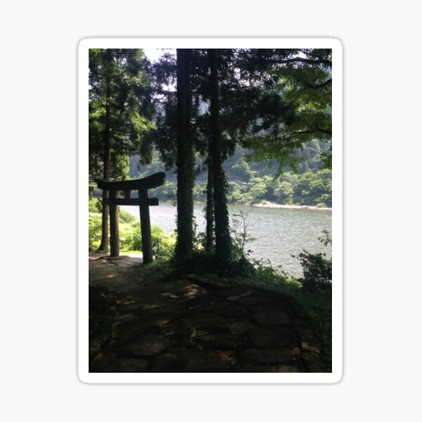 "Mogami Shrine Gate" Sticker