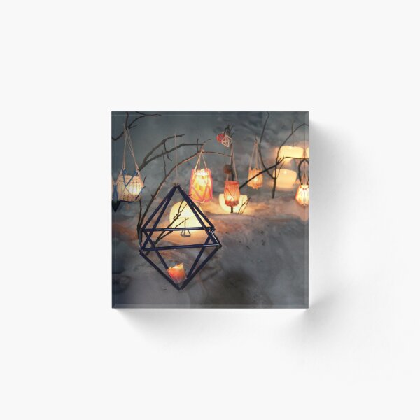 "Hope in the Dark" Acrylic Block