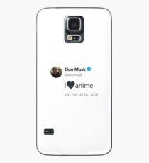 Funda/vinilo para Samsung Galaxy Elon Musk Loves Anime