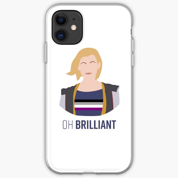 13th Doctor - Oh Brilliant - Asexual Pride iPhone Soft Case
