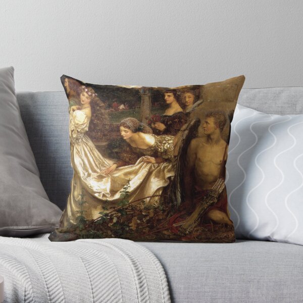 The Uninvited Guest Throw Pillow