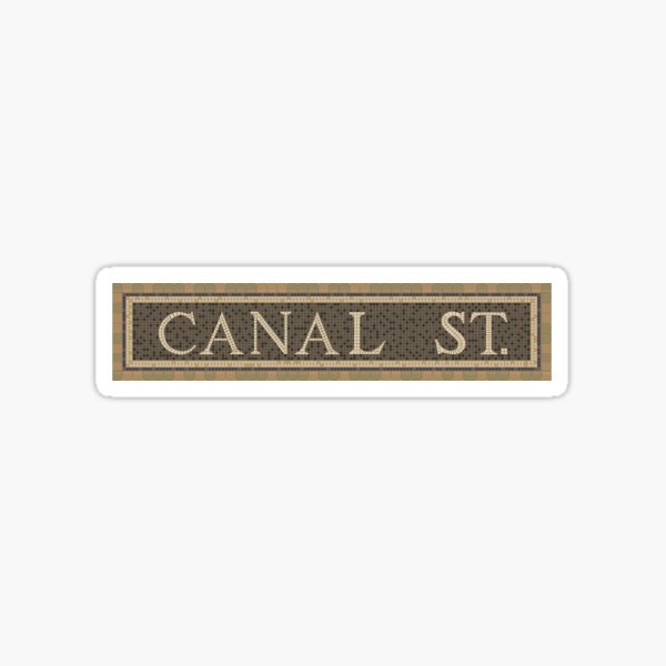 canal st henny Sticker