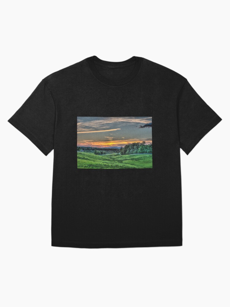 Thumbnail 3 of 7, Oversized T-Shirt, Sunset in peaceful valley. designed and sold by Scooterbob.