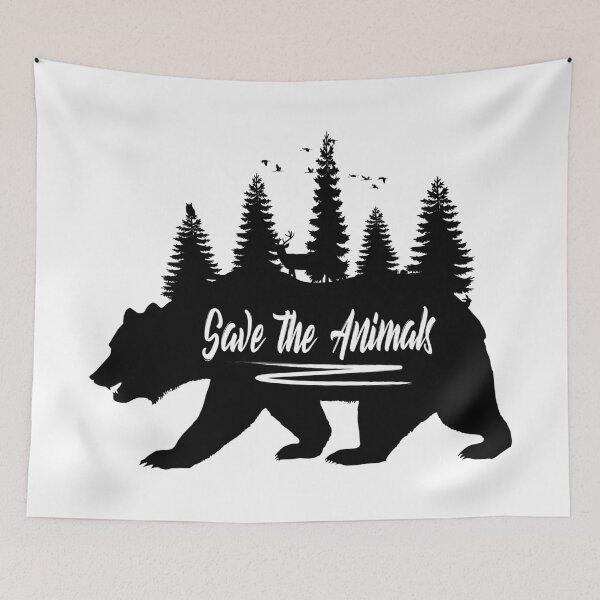 Item preview, Wildlife nature forest animals designed and sold by emphatic.