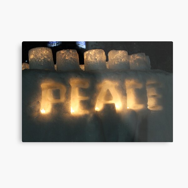 "PEACE" Metal Print