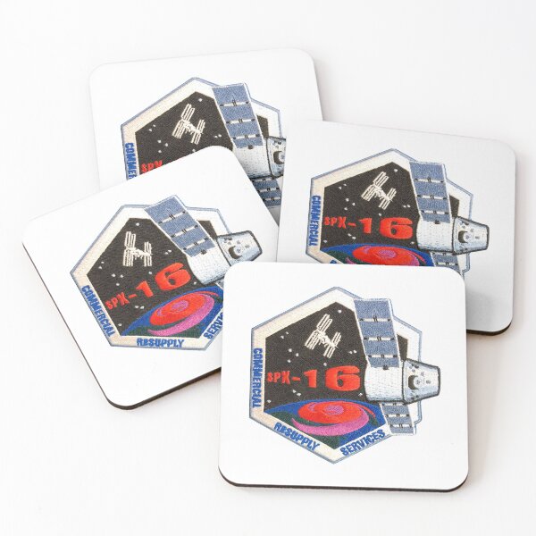 Item preview, CRS-16 The Embroidered NASA Patch designed and sold by Nikki SpaceStuffPlus.
