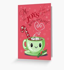 Tarjeta de felicitación Alegrías de la temporada
