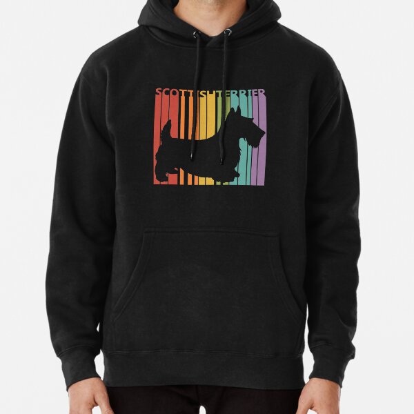 Funny Cute Scottish Terrier Dog Pullover Hoodie