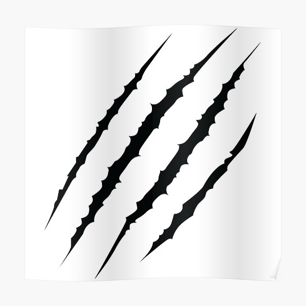 Black Scratch Poster