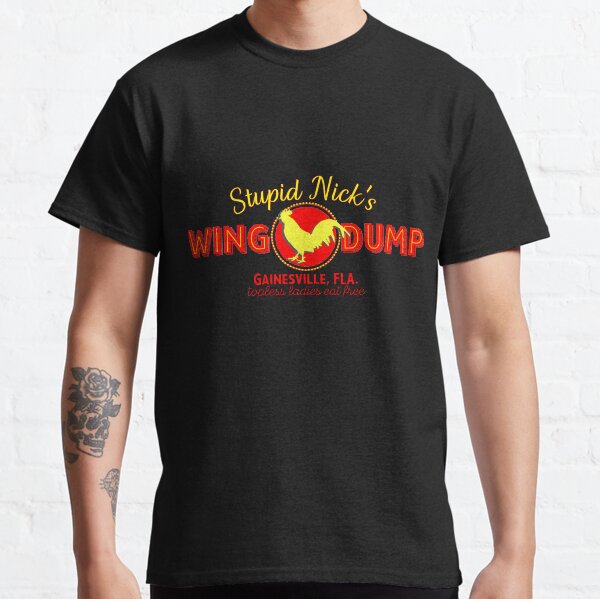 Item preview, Stupid Nick's Wing Dump The Good Place T Shirt designed and sold by stella999.