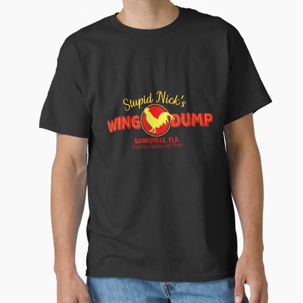 Item preview, Stupid Nick's Wing Dump The Good Place T Shirt designed and sold by stella999.