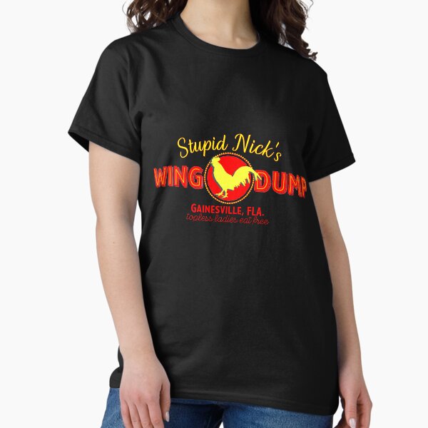 Item preview, Stupid Nick's Wing Dump The Good Place T Shirt designed and sold by stella999.