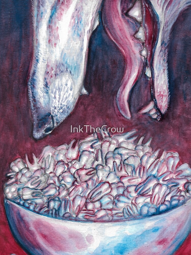 Thumbnail 3 of 3, Scarf, Breakfast designed and sold by InkTheCrow.