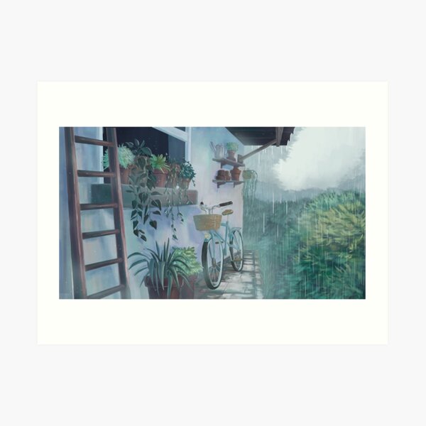 silent rain #1 Art Print