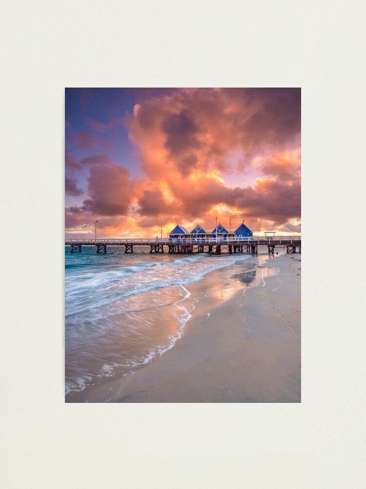 Alternate view of Busselton Jetty at Sunrise Photographic Print