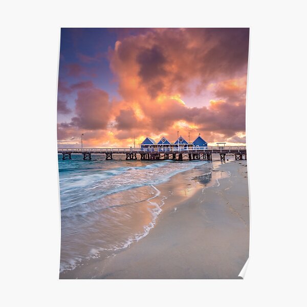Busselton Jetty at Sunrise Poster