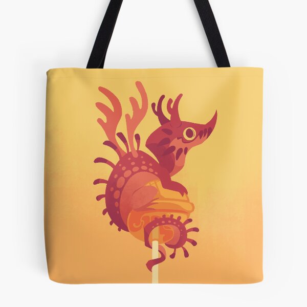Item preview, Dragonpop alebrije cherry orange designed and sold by Colordrilos.