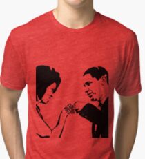 DON'T BOO, VOTE: Obama Fist Bump Tri-blend T-Shirt
