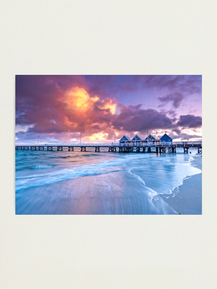 Alternate view of Busselton Jetty Sunrise Photographic Print