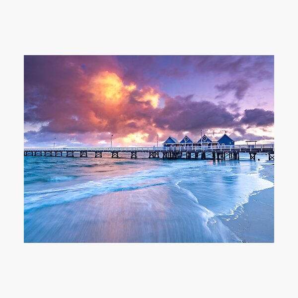 Busselton Jetty Sunrise Photographic Print