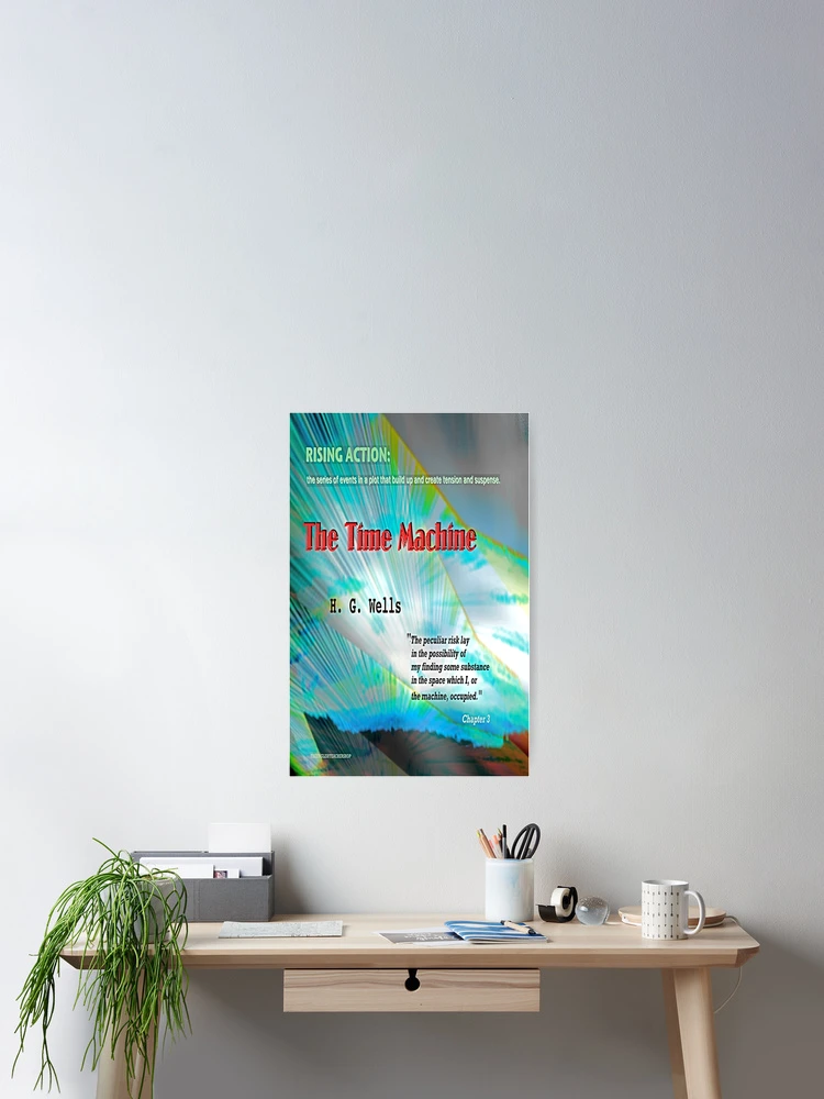 Thumbnail 2 of 3, Poster, The Time Machine: Rising Action designed and sold by KayeDreamsART.