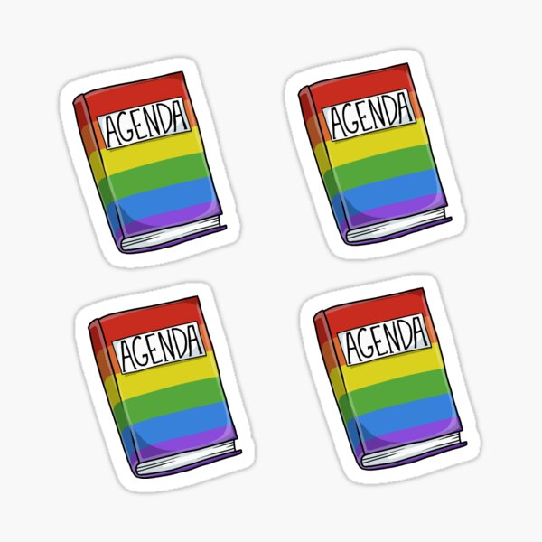 Pride Stickers Lgbt Gay Pride Gay Agenda Sticker By Straightupgeek Redbubble 7037