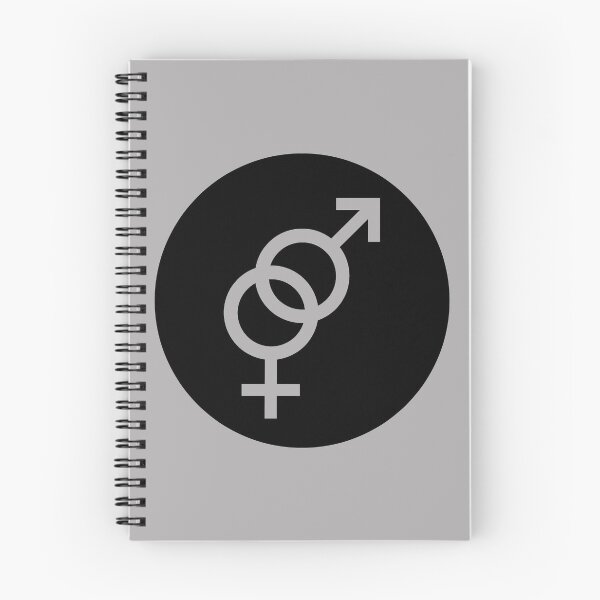 Item preview, HETEROSEXUAL INTERLOCKED FEMALE AND MALE SIGN designed and sold by ItsOkayToBe.