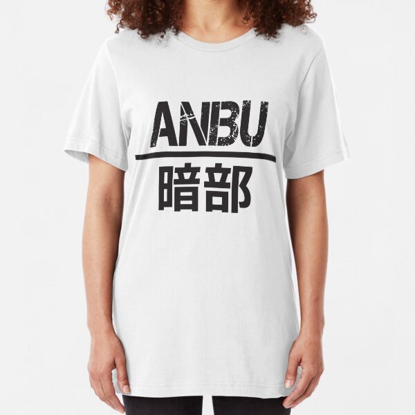 ANBU — Black Slim Fit T-Shirt