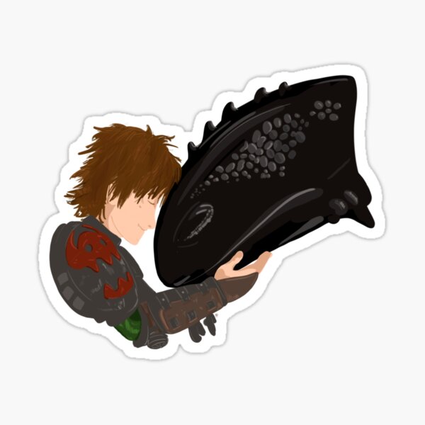 How to Train Your Dragon, Hiccup and Toothless Sticker