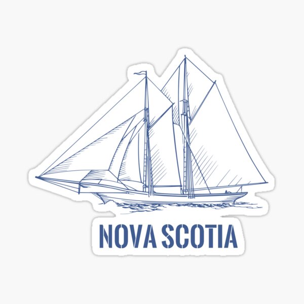 Nova Scotia Schooner Sticker