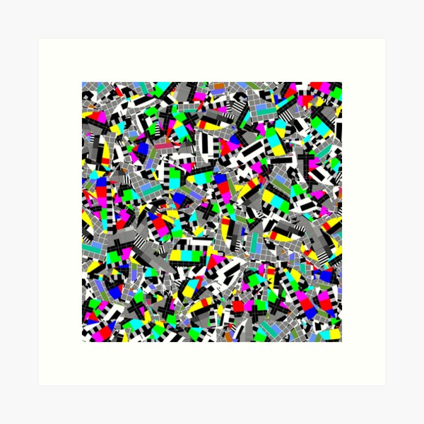 TV test image Art Print