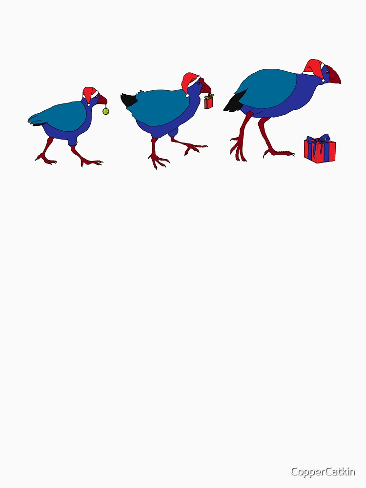 Pukeko and Takahe Party - Blue by CopperCatkin