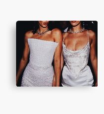vintage fashion Canvas Print