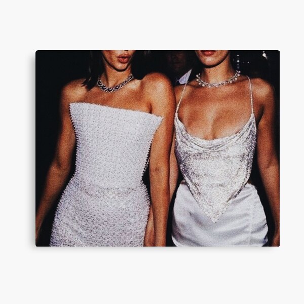 vintage fashion Canvas Print
