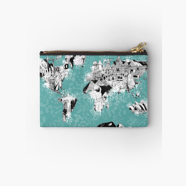 Item preview, World Map landmarks designed and sold by BekimART.