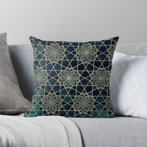 Indian Cotton 16/" Hindu Mantra Printed Pillow Throw Cotton Green Cushion Cover