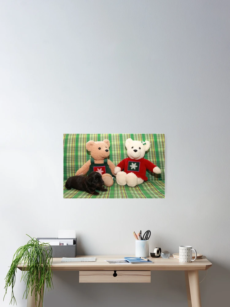 Thumbnail 2 of 3, Poster, Christmas Pups designed and sold by Ree Reid.