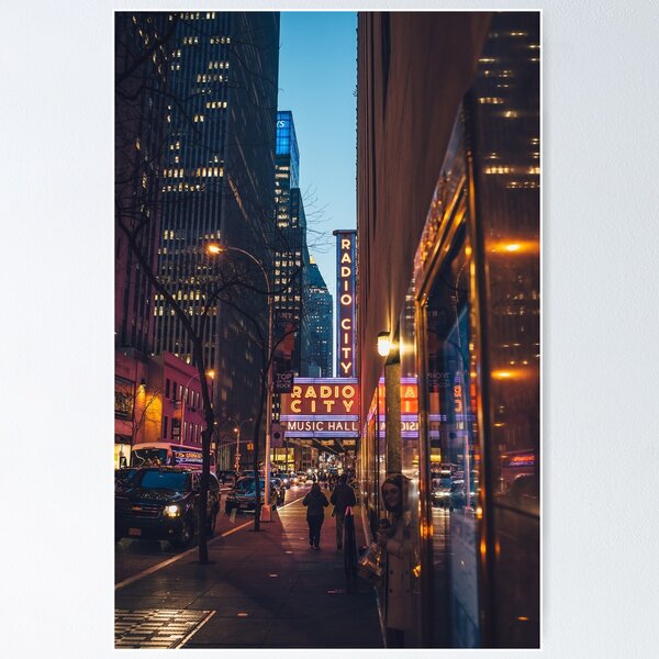 Item preview, Radio City Music Hall At Night | NYC | New York City designed and sold by JKWArtwork.