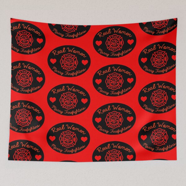Item preview, Real Women Marry Firefighters  designed and sold by ChiaCreative.