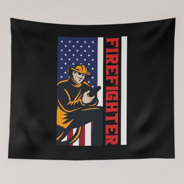 Item preview, Fire Department Firefighter Fireman Flame Gift designed and sold by design2try.
