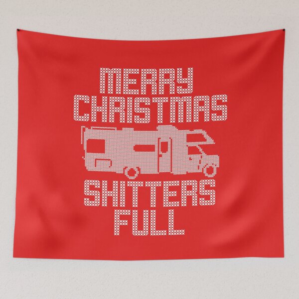 Item preview, Merry Christmas Shitters Full Funny Ugly Christmas Sweater designed and sold by ccheshiredesign.