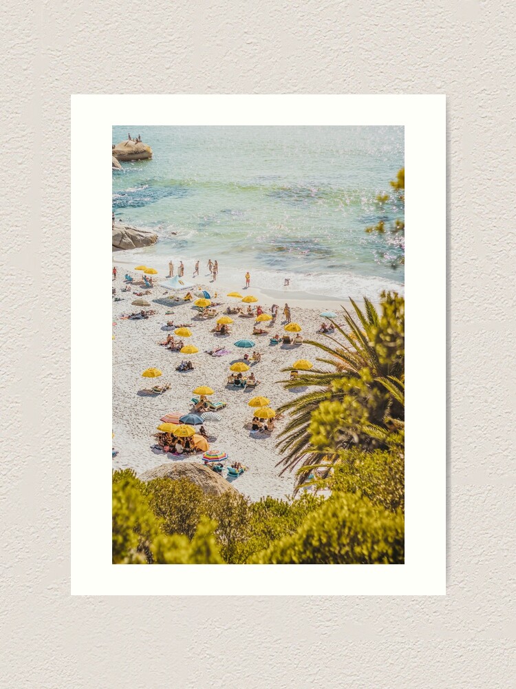 "vintage summer beach" Art Print for Sale by mauikauai Redbubble
