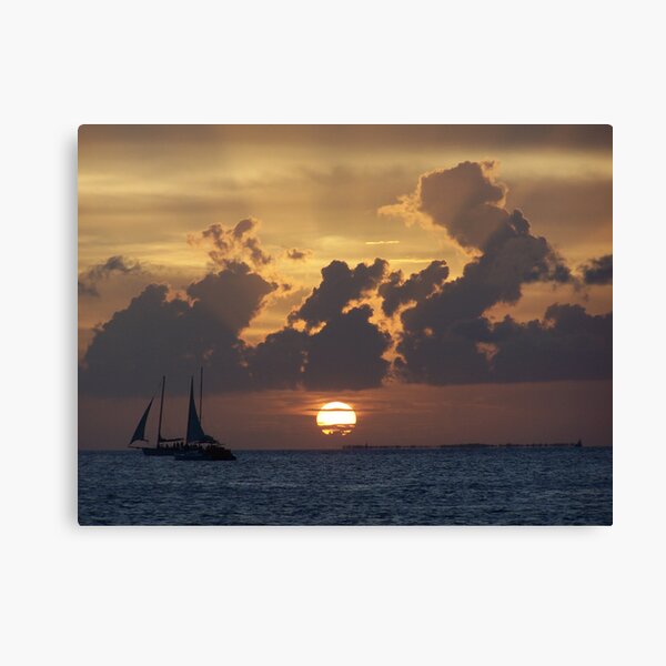 Green Flash - Keywest, Fl Canvas Print