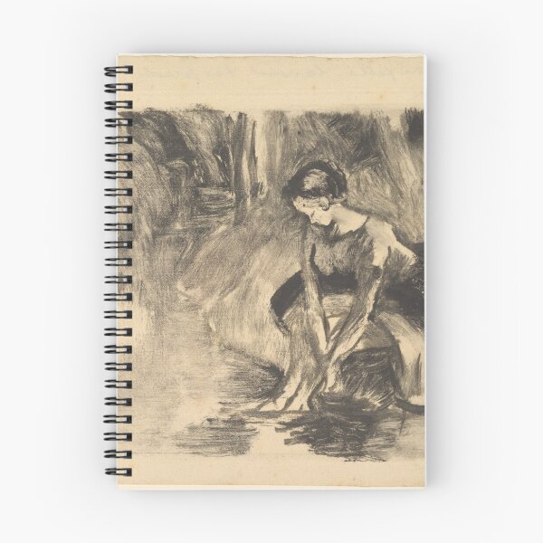 Item preview, A Young Woman Washing Her Feet at the Edge of a Stream designed and sold by guagamela617.