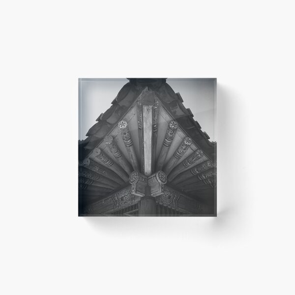 Korean Temple Acrylic Block